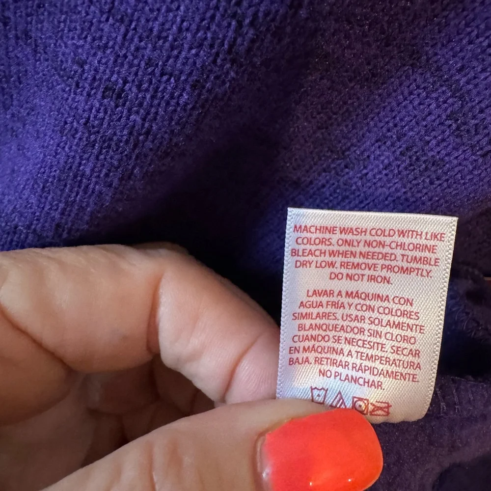 NWT Women's Purple Sweater Jacket  SMALL   #3 - Picture 8 of 11